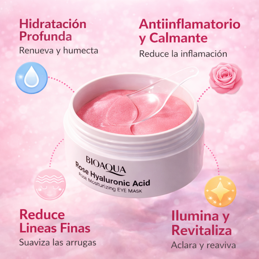 Rose Hyaluronic Acid : Hidratación profunda y mirada rejuvenecida 💗